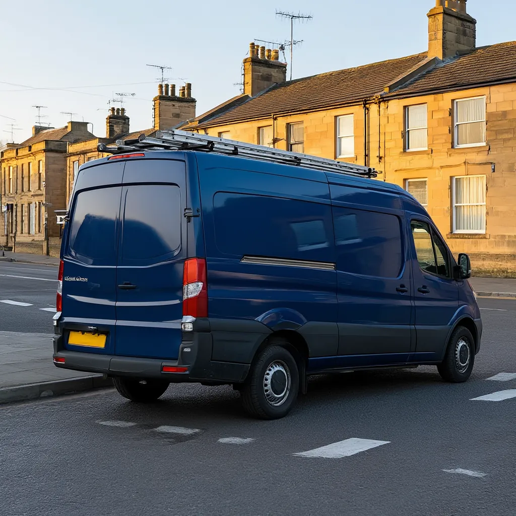 The van out on a Wharfedale street